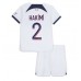 Paris Saint-Germain Achraf Hakimi #2 Babykleding Uitshirt Kinderen 2023-24 Korte Mouwen (+ korte broeken)